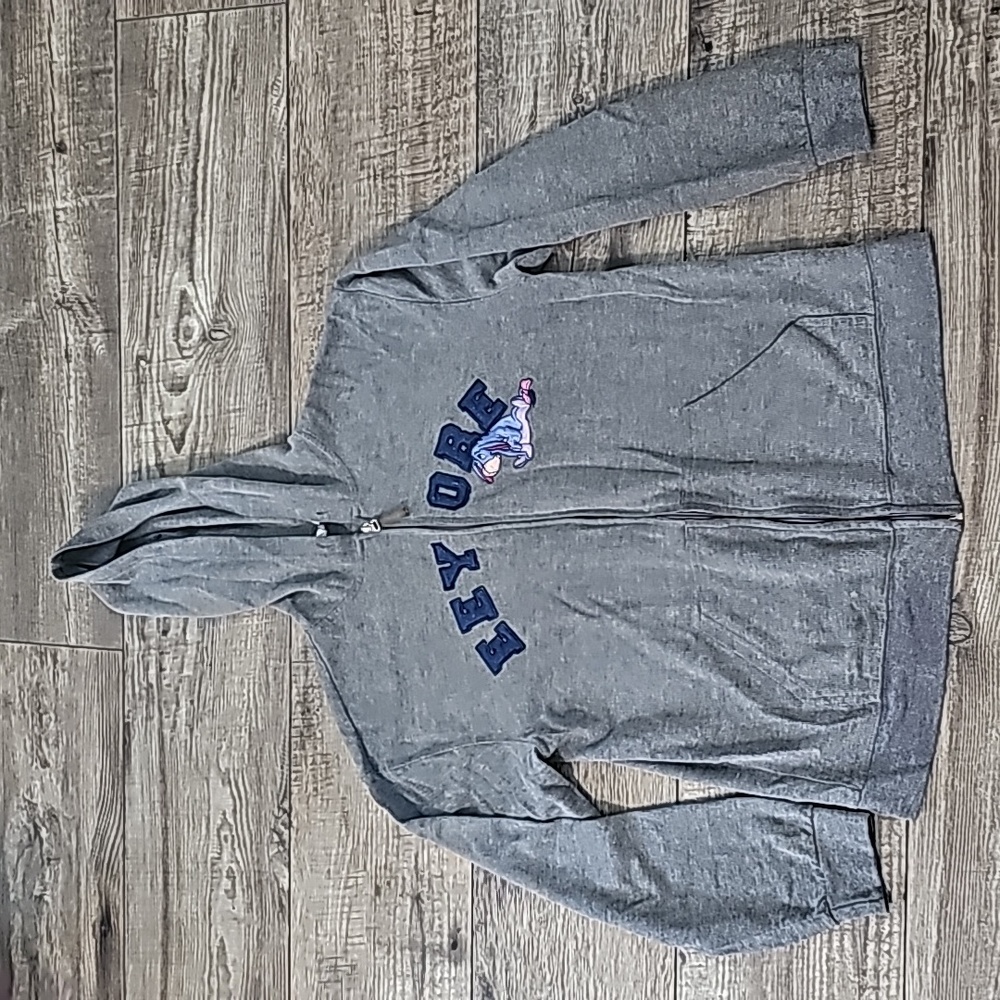 Disney Eyore Hooded Zip Up Jacket